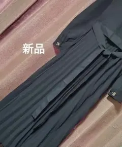 猫*）様 バックプリーツワンピ　羽織　春秋　アウターー　新品