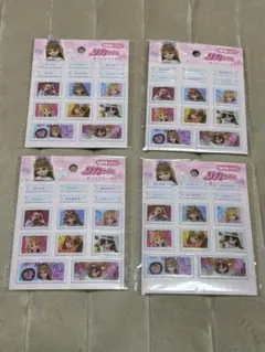 (希少)リカちゃん　ぷっくりシール4枚セット