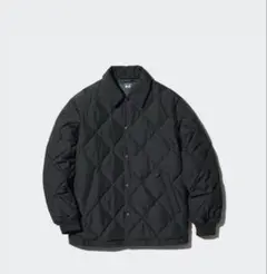 ユニクロUNIQLO パフテックキルティングジャケット黒
