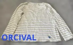 ORCIVAL ストライプ 長袖Tシャツ