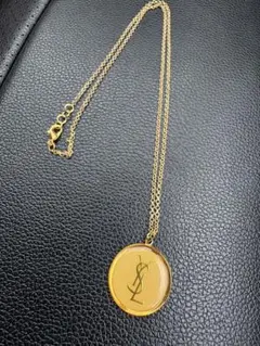 や*ん様 130【遺品整理・生前整理】YSL 喜平　ネックレス　刻印有　18kg 遺品・生前整理品】YSL ロゴペンダント ネックレス ゴールド（希少
