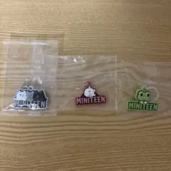 MINITEEN ぷっくりめじるしキーホルダー ジュン、ウジ、The8セット
