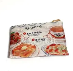 ［香港購入］香港茶餐廳柄 折りたたみエコバッグ 香港限定風 新品 エコバッグ