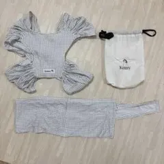 Konny 抱っこ紐 スリング 白黒チェック