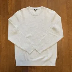 ユニクロ　ウォッシャブルミラノリブクルーネックセーター　M