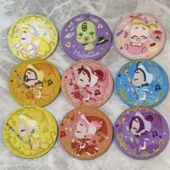 おジャ魔女どれみ　刺繍缶バッジ　見習い服コンプ9個セット＋1個おまけ