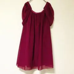 【レディースパーティドレス】フォーマルワンピース（М）2way 膝丈ワンピース