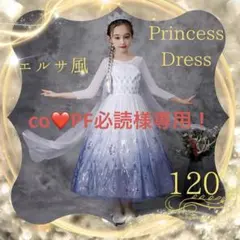 co❤️PF必読様専用！ エルサ風　ドレス　プリンセス　白　アナ雪　雪の結晶