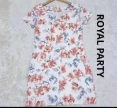 ROYALPARTY 花柄 総柄 半袖 ミニワンピース F ロイヤルパーティーのサムネイル