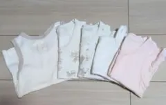 ベビー肌着5点セット 80 タンクトップ キャミ