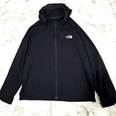 美品✨ノースフェイス スワローテイルフーディ ナイロンジャケット 黒 メンズXL