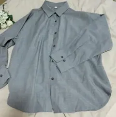 GU 長袖シャツ グレー L