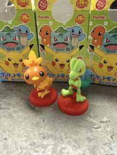 ポケモン　チョコエッグ　旅立ちの3匹　アチャモ　キモリ