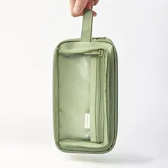 ペンケース 筆箱 ペンポーチ 大容量 文房具 多機能 コンパクト ファスナー