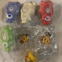 ケアベアフォトフレームマスコットsassyめじるしアクセサリーセット