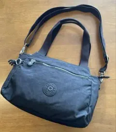 KIPLING ショルダーバッグ　2way 黒