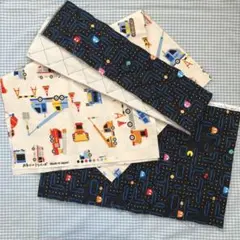 生地はぎれ✴︎男の子柄、はたらくくるま、お気に入りシリーズ、ゲーム柄