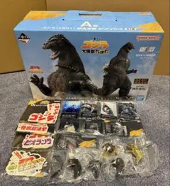 一番くじ ゴジラ A賞 ゴジラ(1991) G賞ヘッドマグネットコンプ、オマケ付
