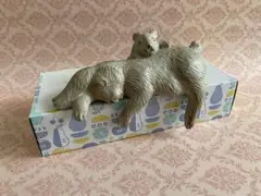 親子うさぎのお昼ねオブジェ　置物　うさぎ雑貨　アンティーク風