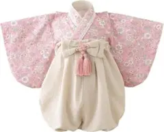 regalo ベビー 袴 2ピース 70cm ポプリピンク