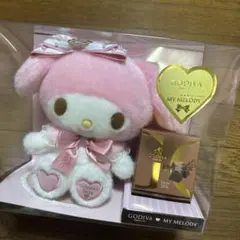 マイメロディ GODIVA 2015 マスコット キーホルダー ぬいぐるみ おめかししたハローキティとマイメロディが登場！GODIVA×サンリオ