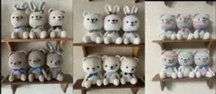 Tangtang ウサギのあみぐるみ5体セット ギフトボックス付き - メルカリ