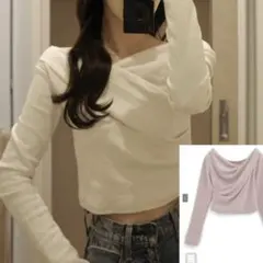 3Wayドレープカシュクールトップス［dk1261］アイボリー