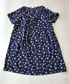 【ｉｋｋａ】ドット柄チュニックワンピース！