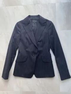 インディビ　INDIVI ストライプジャケットS 36号