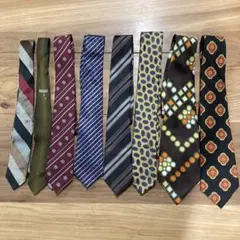 ヴィンテージネクタイ8本セット売※バラ売り可