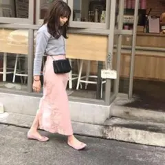 オーラリー　AURALEE 綿100 ロングスカートのサムネイル