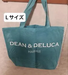 ディーン&デルーカ メッシュトートバック ハワイ ターコイズブルー大 