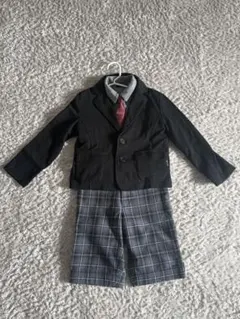 コムサイズム フォーマルスーツセットアップ 120 4点セット 男の子