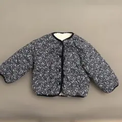 apres les cours 小花柄リバーシブルダウンジャケット