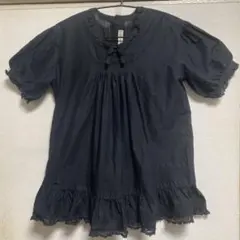 カネコイサオ　黒　背中くるみボタン開きのサムネイル