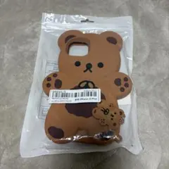 iPhone 15 Plus ケース クマ型 シリコン