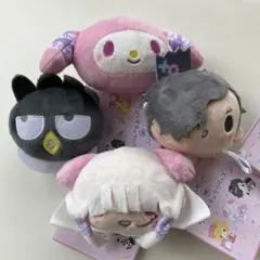 真天地開闢集団　ジグザグ×サンリオキャラクターズ　フェイスマスコット　４個セット