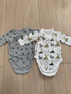 ユニクロ　ベビー　ボディスーツ　60cm 2枚セット