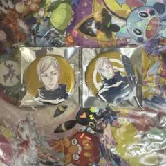 呪術廻戦　ani-art 七海建人　グリッター缶バッジ2個　懐玉・玉折