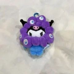 大阪万博　クロミ✖️ミャクミャク　ぬいぐるみキーホルダー　カラビナ付き