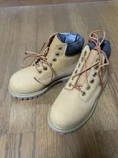 Timberland ベージュハイカットブーツ　16.5cm キッズサイズ