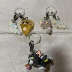 トムとジェリー アクリルキーホルダー 3個セット ガチャガチャ