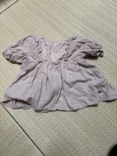 tete a tete薄いピンクのフリルチュニック