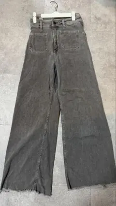 ZARA ハイウエストデニム　グレー　EUR34
