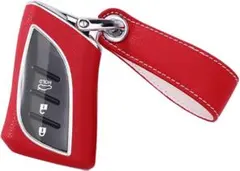 LEXUS専用スマートキーケース キーカバーレクサス LC LS UX9 レッド