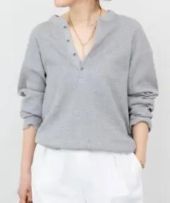 ドゥーズィエムクラス アメリカーナ LONGSLEEVE Tシャツ ナチュラル白