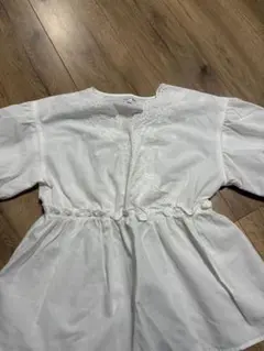 GLOBAL WORK 刺繍入りホワイトブラウス 150