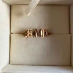 FENDI ロゴリング ゴールドカラー　11号のサムネイル