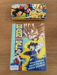 ドラゴンボール 下敷き缶ペンケース　当時物