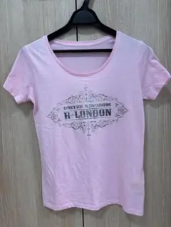 R-LONDON アールロンドン　バロックTシャツ　ピンク　Ｓのサムネイル